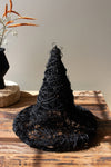 Kalalou Painted Twig Witch Hat – Black Halloween Decor