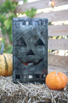 Tin Bag Jack-O-Lantern Luminary – 13.5"t