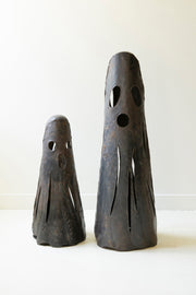 Halloween ghost luminary set in iron finish