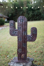 Iron Cactus Luminary Candle Lantern – 36" Tall by Kalalou