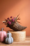 woven-twig-metal-cornucopia-harvest-decor