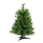 Vickerman A801000 24" Cheyenne Pine Artificial Christmas Tree Unlit