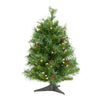 Vickerman A801001LED 2' Cheyenne Pine Artificial Christmas Tree Warm White Dura-Lit Led Lights