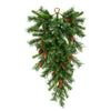 Vickerman A801009 42" Cheyenne Artificial Christmas Teardrop Unlit