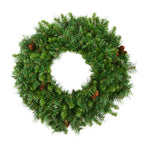 Vickerman A801086 96" Cheyenne Pine Artificial Christmas Wreath Unlit