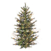Vickerman A801891 2' Mixed Country Pine Artificial Christmas Wall Tree Clear Dura-Lit Mini Lights