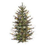 Vickerman A801890 2' Mixed Country Pine Artificial Christmas Wall Tree Unlit