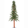 Vickerman A805196 9' Natural Alpine Artificial Christmas Tree Clear Incandescent Lights