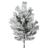 Vickerman A806303-2 24" Flocked Alaskan Pine Artificial Christmas Spray. Includes 2 Sprays Per Pack.