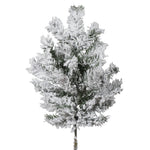 Vickerman A806303-2 24" Flocked Alaskan Pine Artificial Christmas Spray. Includes 2 Sprays Per Pack.