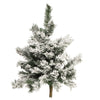 Vickerman A806305 36" Flocked Alaskan Pine Artificial Christmas Door Swag Unlit