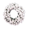Vickerman A806330 30" Flocked Alaskan Pine Artificial Christmas Wreath Unlit