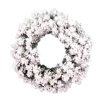 Vickerman A806330 30" Flocked Alaskan Pine Artificial Christmas Wreath Unlit