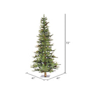 Vickerman A807560 6' Ashland Artificial Christmas Tree Unlit