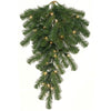 Vickerman A808807 30" Douglas Fir Artificial Christmas Teardrop Clear Dura-Lit Incandescent Mini Lights