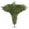 Vickerman A860176LED 7.5' Upside Down Artificial Christmas Tree Warm White Dura-Lit Led Lights