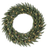 Vickerman A861061LED 60" Camdon Fir Artificial Christmas Wreath Warm White LED Mini Lights