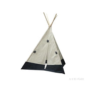 Old Modern Handicrafts Kids Fabric Play Tent – Pinewood Frame, 4x4 ft Base, Indoor Camping Fun