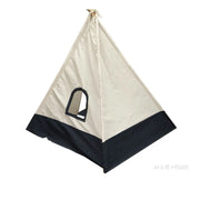 Old Modern Handicrafts Kids Fabric Play Tent – Pinewood Frame, 4x4 ft Base, Indoor Camping Fun