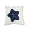 White Star Pillow for Kids Room – Anne Home Nautical Decor Accent