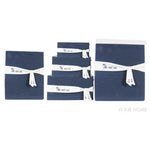 Old Modern Handicrafts Anne Home Set of 5 Fabric Storage Baskets – Nested Organizers with Lids & Bows