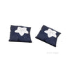 Anne Home Blue & White Star Pillows – Set of 2 Decorative Cushions for Kids Room