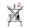 Old Modern Handicrafts AH002 Anne Home - X-Shape Bar Cart