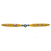 Decorative Aircraft Propeller – Solid Wood & Brass Finish – 10" Height