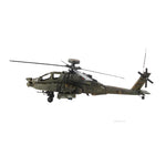 AH-64 Apache Helicopter Model  9" H – 1:39 Scale Iron Replica By Old Modern Handicrafts