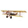 Curtiss Jenny Biplane Model – Yellow 1:18 Scale Iron Replica – 7.5in Height