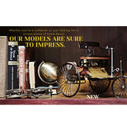 Classic Auto Model – Benz Patent Car – Rolling Iron Wheels