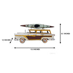 Handcrafted Iron Woody Wagon – Ford Squire with Rolling Wheels