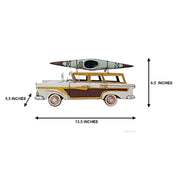 Handcrafted Iron Woody Wagon – Ford Squire with Rolling Wheels