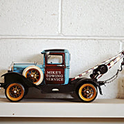 Old Modern Handicrafts 1:12 Scale 1931 Ford Model A Tow Truck – Handcrafted Iron Vintage Vehicle Replica