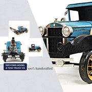 Ford Model A Iron Truck – Vintage Tow Truck Model with Movable Crane