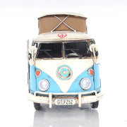 Retro VW Camper – Old Modern Handicrafts Microbus with Hand-Painted Finish & Interior Details
