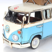 Old Modern Handicrafts Hippie Van – Collectible Volkswagen Model with Real Rolling Wheels
