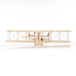 Old Modern Handicrafts Wright Brothers Airplane Model – 100% Iron Wired Frame, Spinning Propellers, 33" Length