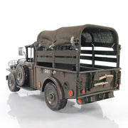 Old Modern Handicrafts Vintage Dodge M42 Command Truck – Handmade 1:14 Iron Military Model, 13.5
