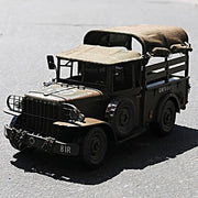 Vintage Army Truck Model – Handmade Dodge M42 Replica from Korean War Era
