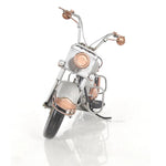 Vintage Harley Davidson Sportster – 3.5 Inch Height – Handcrafted 1:12 Scale Metal Bike By Old Modern Handicrafts