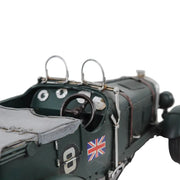 Old Modern Handicrafts 1930 Bentley Blower 4.5L LeMans Car Model – Handcrafted Iron Collectible, 13.5