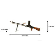 Old Modern Handicrafts ZB-26 Czech Light Machine Gun Display-Only Model – Handmade Iron Replica, 48