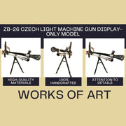 Old Modern Handicrafts ZB-26 Czech Light Machine Gun Display-Only Model – Handmade Iron Replica, 48