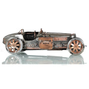 Bugatti 1924 Type 35 Model – 4.25 Inch Height – Silver and Bronze Finish