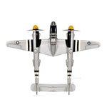 1940s U.S. Twin-Engine Fighter Plane Model 5 Inch H – Iron Vintage Replica with Guns ByOld Modern Handicrafts