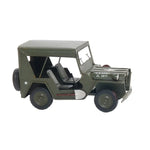 Old Modern Handicrafts 1940 Willys Quad Overland Jeep Model – Handmade Iron Military Vehicle, 11.5" Length