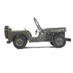 Old Modern Handicrafts AJ104 1945 Willys CJ-2A Overland Open Frame Jeep Model