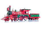 Old Modern Handicrafts AJ111 Christmas Train Model Handmade Metal