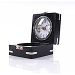 Brass Compass and Clock Set – Wooden Case – 5.5 Inch Nautical Decor By Old Modern Handicrafts